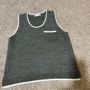 Green Sweater Vest